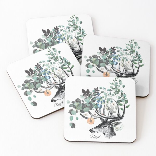 Item preview, Regal allegorical deer horn forest designed and sold by Lizzysszhou.