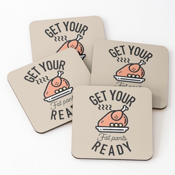 Item preview, Get Your Fat Pants Ready Thanksgiving Turkey (Tan) designed and sold by Gsallicat.