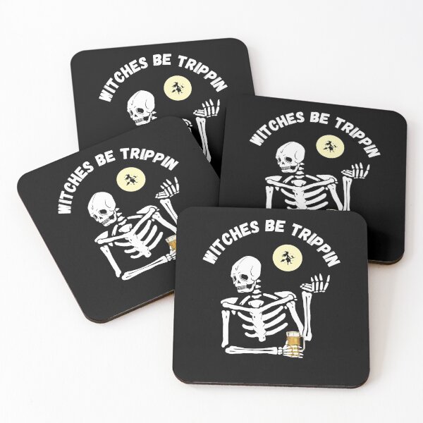 Item preview, Witches Be Trippin Halloween Skeleton designed and sold by wdyoungblood.