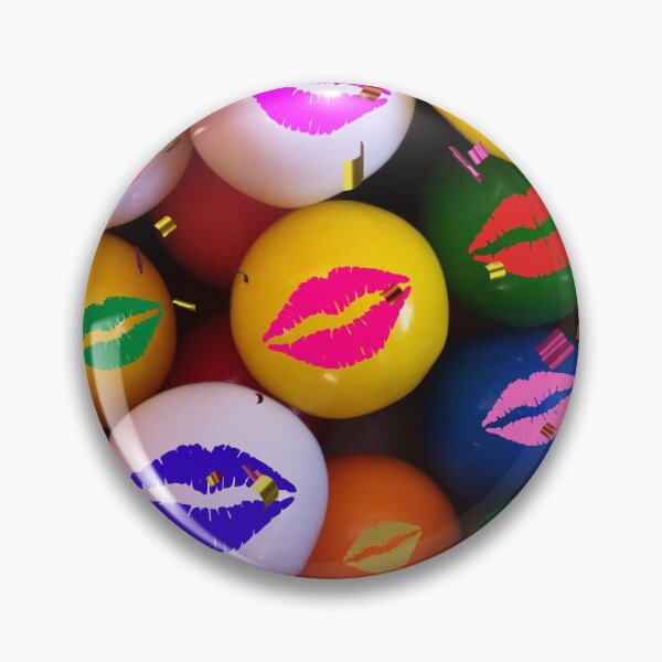 Item preview, Smacking gum balls with lips T-shirt  designed and sold by Africa C. Williams.