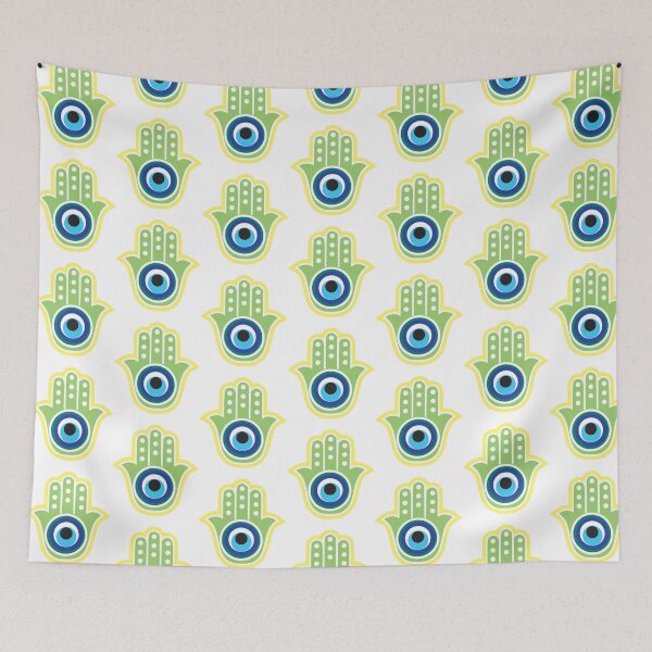 Item preview, Hamsa Hand Fatima Evil Eye designed and sold by Rustic Valley Studio.