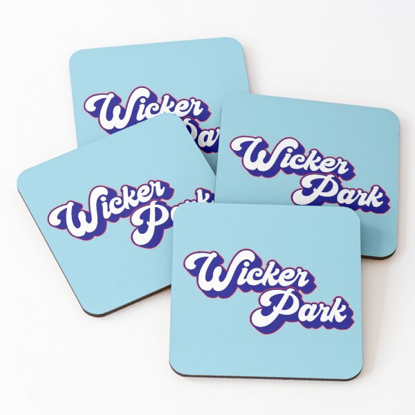 Item preview, Wicker Park Illinois Retro Red White and Blue designed and sold by Krysanthe.