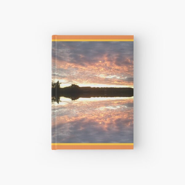Sunset 700 Fractal A Hardcover Journal