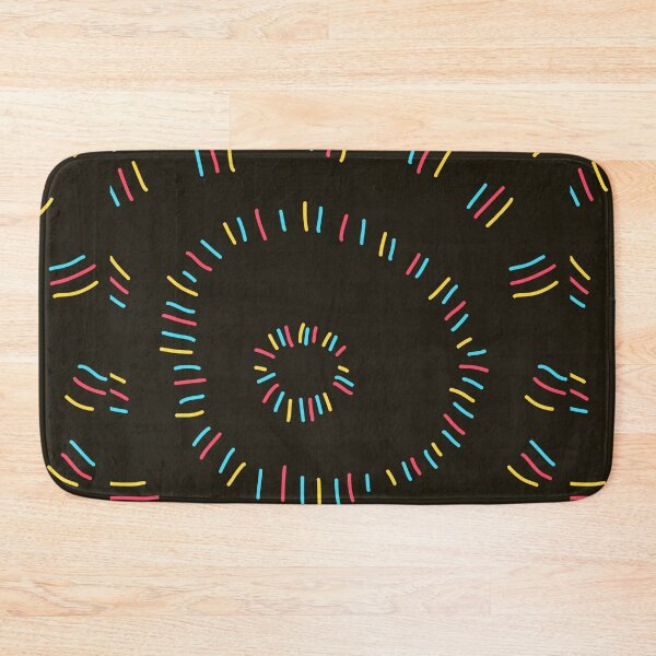 Item preview, Neon Spiral Minimalist Line Art Pattern Print Abstract designed and sold by hopecope.
