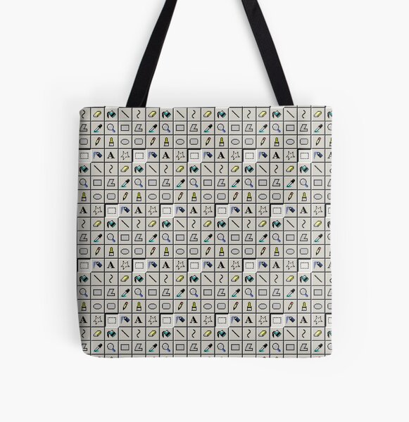 MS Paint Tools All Over Print Tote Bag