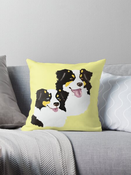 Item preview, Black Tri Aussie "Pair to draw to" designed and sold by Barbara Applegate.