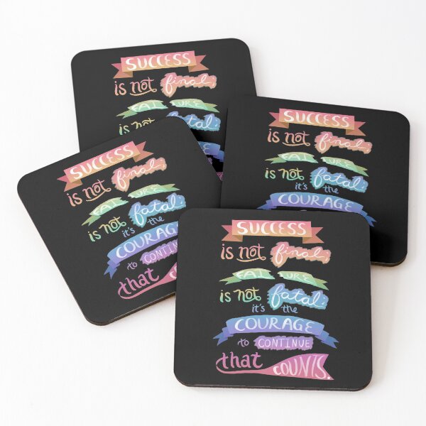 Item preview, Courage Churchill Quote designed and sold by avacado-designs.