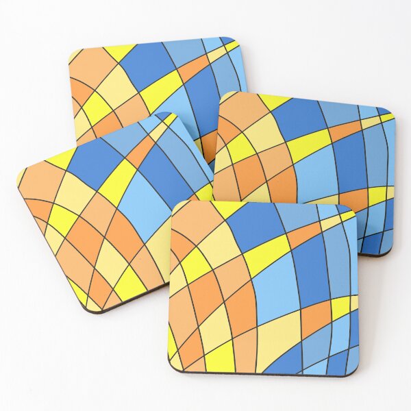 Item preview, Sun Inspired Mosaic Weather Abstract Art Pattern Print designed and sold by hopecope.