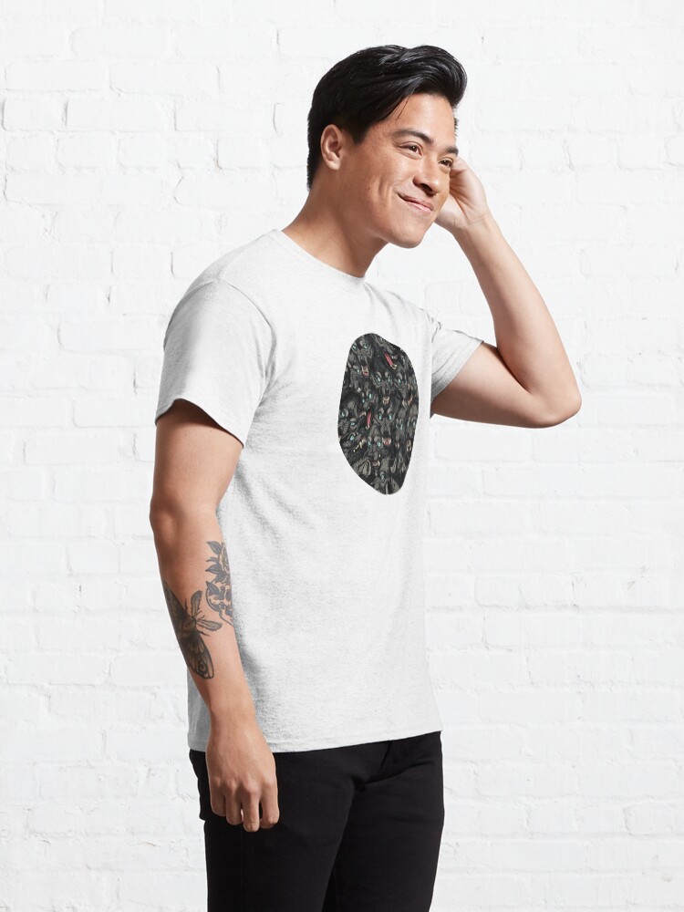 Alternate view of Wolf Pack Pattern Classic T-Shirt