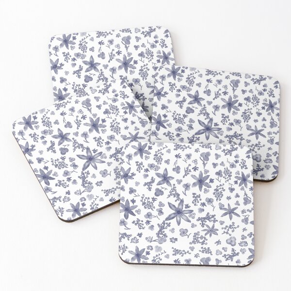 Item preview, Flowers In Blue designed and sold by Jen Whitaker.