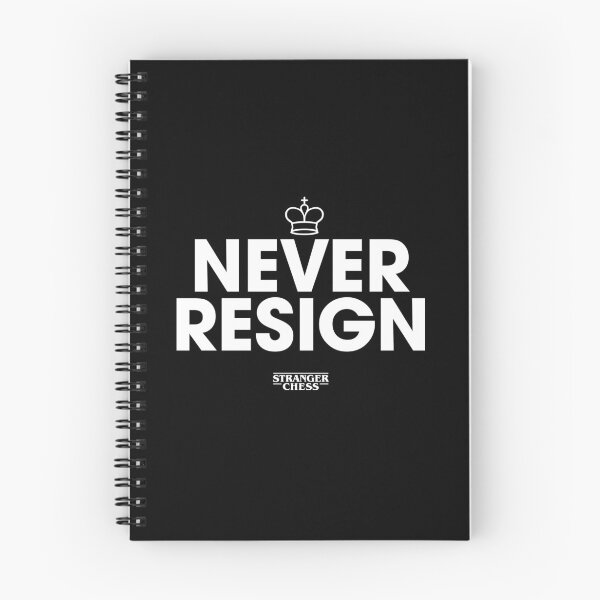 Item preview, Never resign designed and sold by StrangerChess.