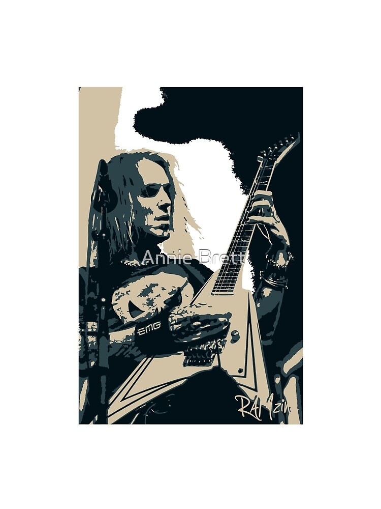 Thumbnail 5 of 5, Graphic T-Shirt, Alexi_Children_of_Bodem_Guitarist designed and sold by AYBrett.