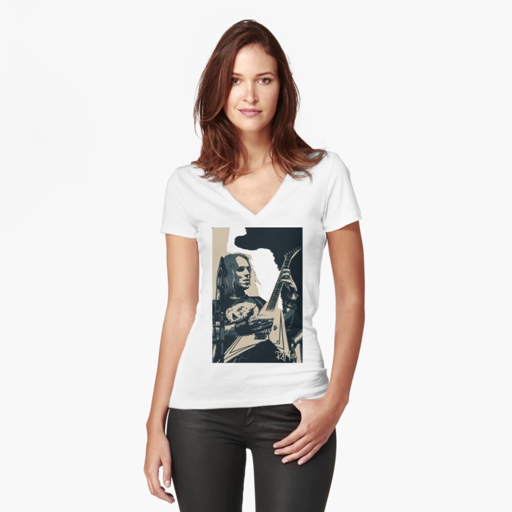 Item preview, Fitted V-Neck T-Shirt designed and sold by AYBrett.