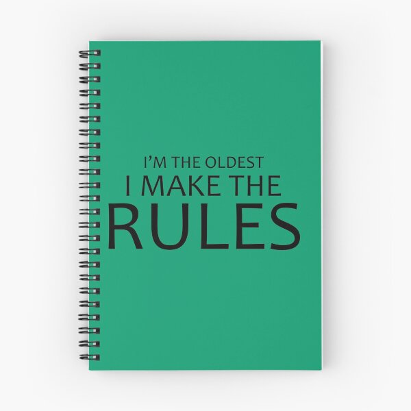 Item preview, I'm The Oldest I Make The Rules Funny Quote designed and sold by DesignHouse07.
