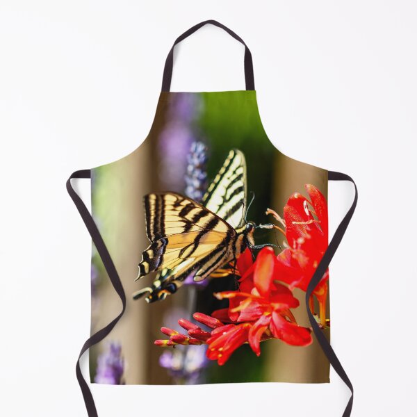 Item preview, Swallowtail butterfly on crocosmia designed and sold by jillianbutolphphoto.