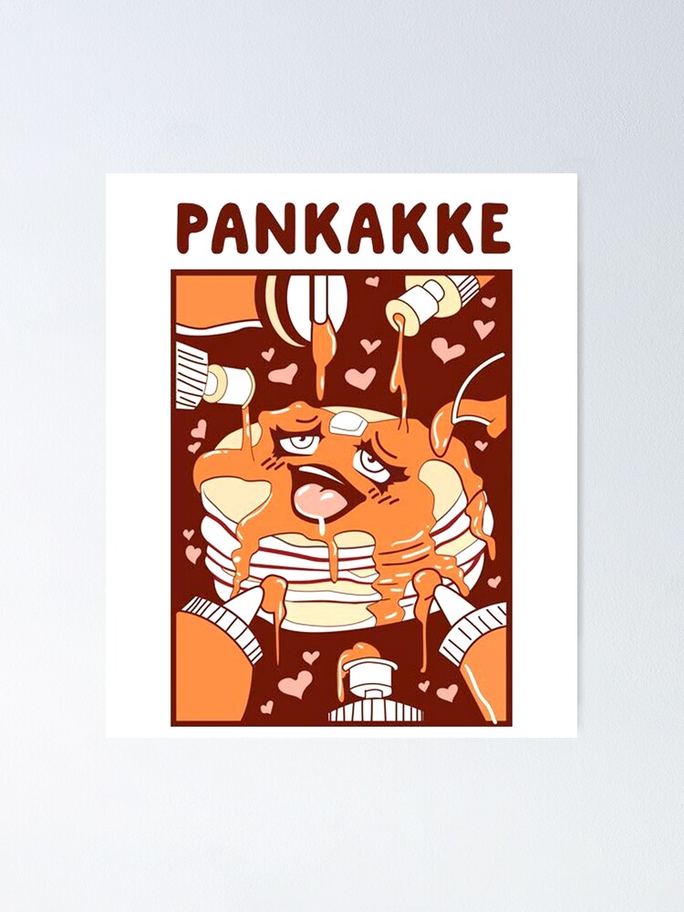 Pankakke Manga Ecchi Food Hentai Waifu Girl Funny Cake Poster By Isabellnicolas Redbubble 