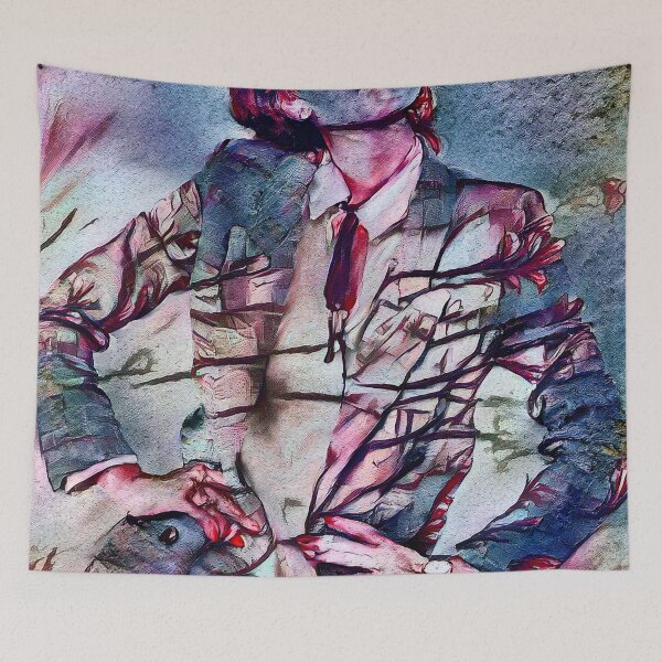 Item preview, Sharp Dressed Flower Girl Graffiti designed and sold by Artificial-Arts.