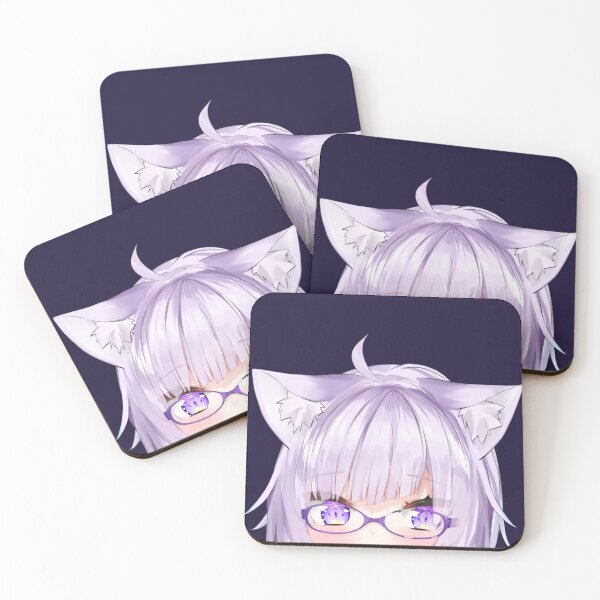 Item preview, Nekomata Okayu glasses peeker - Hololive designed and sold by OshiOki.