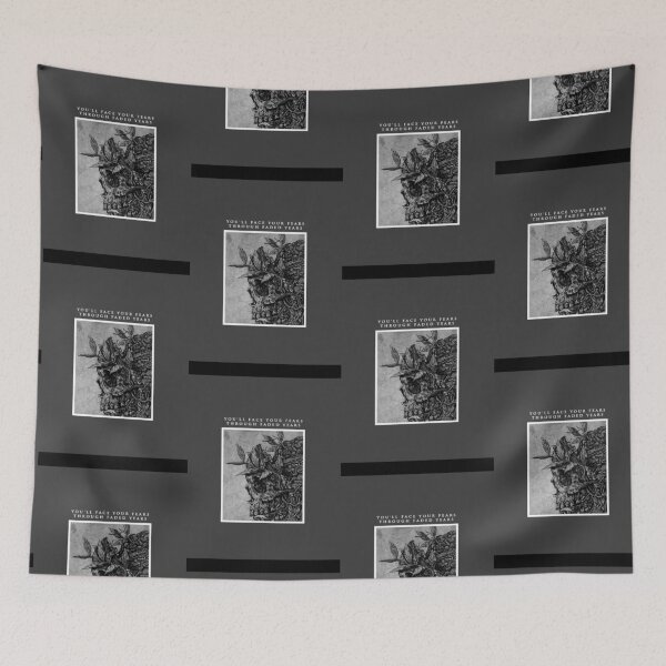 Item preview, You&x27;ll face your fears through faded years T-shirt graphique designed and sold by TeresaSchmida.