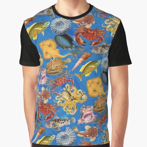 Ocean of sea creatures Graphic T-Shirt