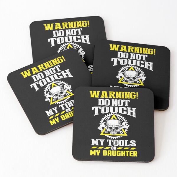 Item preview, Warning Do Not Touch My Tools Or My Daughter Father Funny designed and sold by IsabellNicolas.
