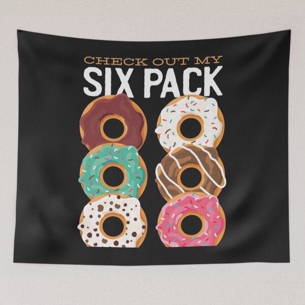 Item preview, Donut Six Pack Funny Design  designed and sold by SoniaSoto.