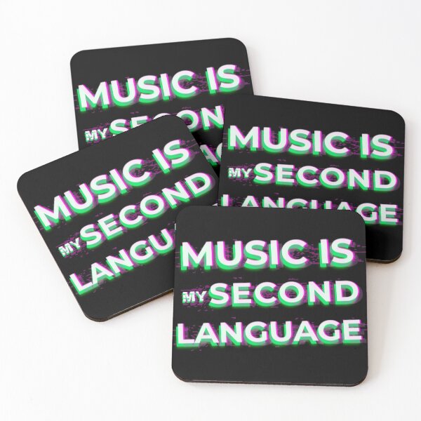 Item preview, Music is My Second Language designed and sold by Daluyong.