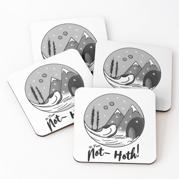 Item preview, Ho From Not-Hoth Black and White designed and sold by NotHoth-Tourist.