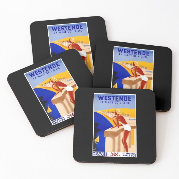 Artikelvorschau, Vintage Reiseplakat Belgien Westende entworfen und verkauft von ntstackpole.
