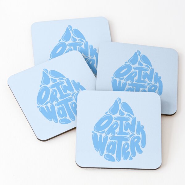 Item preview, Drink Water Dark designed and sold by PepAndGrace.