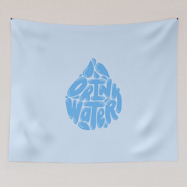 Item preview, Drink Water Dark designed and sold by PepAndGrace.