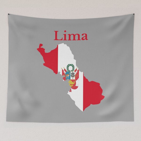 Item preview, Lima Region Map Design, Peru designed and sold by marosharaf.