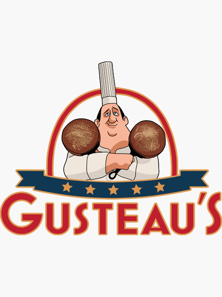 "Gusteau's Anyone Can Cook Ratatouille" Sticker for Sale by