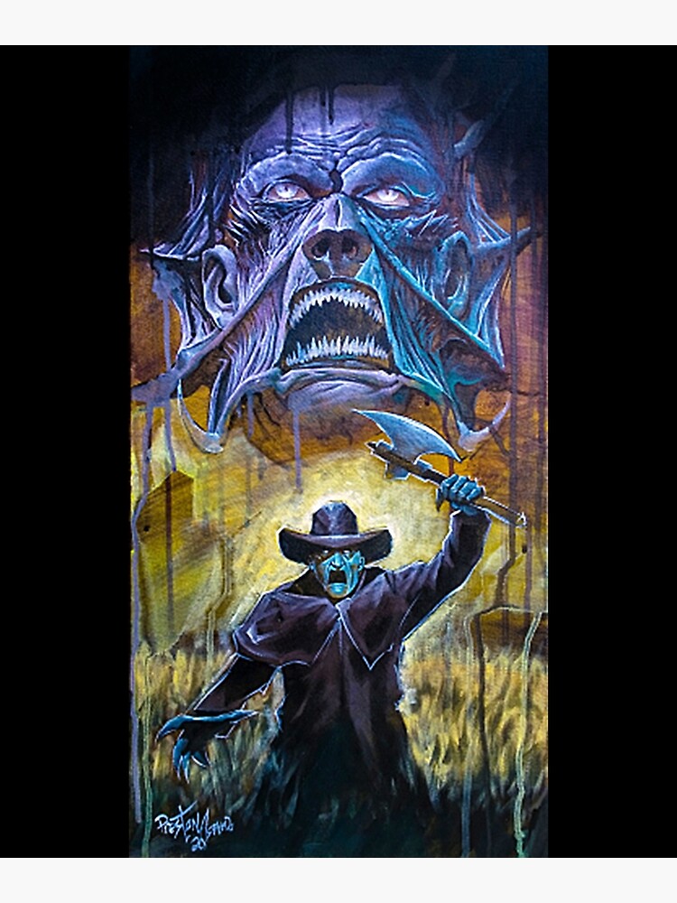 Jeepers Creepers deals acrylic painting