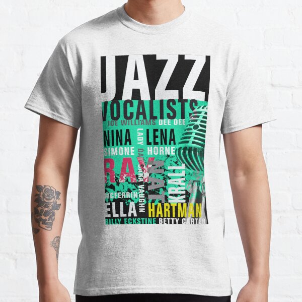 Item preview, JAZZ Vocalist Graphic TEE designed and sold by Studiob3.
