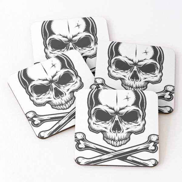 Item preview, Skull design with bone cross  designed and sold by mshclothingco.
