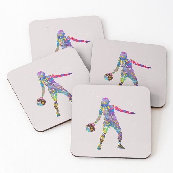 Item preview, Basketball girl player in watercolor designed and sold by ChristinaPerri.