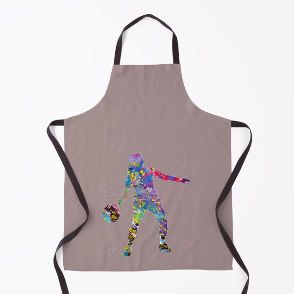 Item preview, Basketball girl player in watercolor designed and sold by ChristinaPerri.