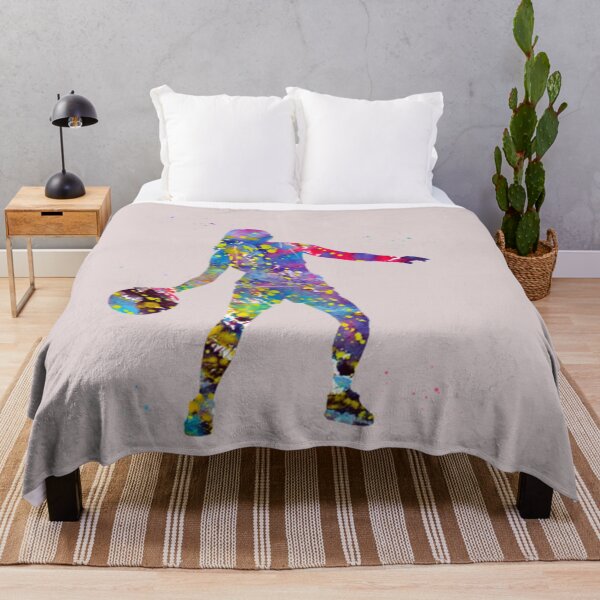 Item preview, Basketball girl player in watercolor designed and sold by ChristinaPerri.