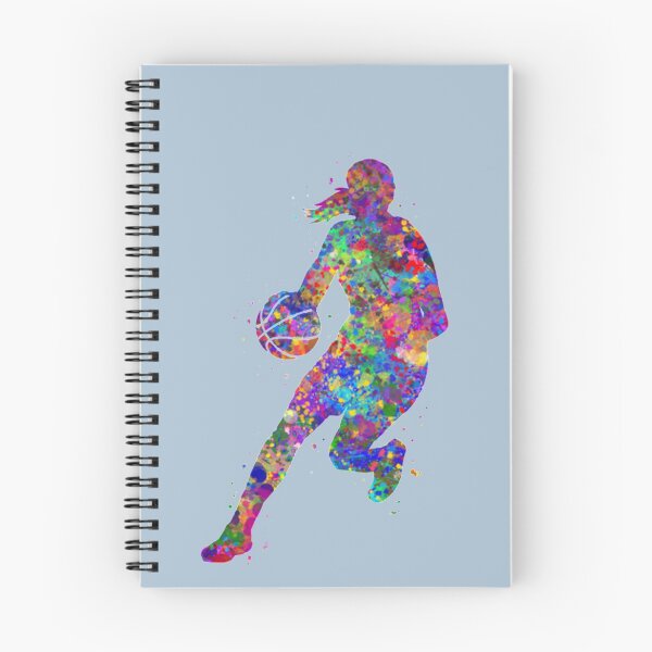 Item preview, Basketball Girl watercolor designed and sold by ChristinaPerri.