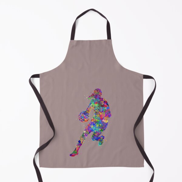 Item preview, Basketball Girl watercolor designed and sold by ChristinaPerri.