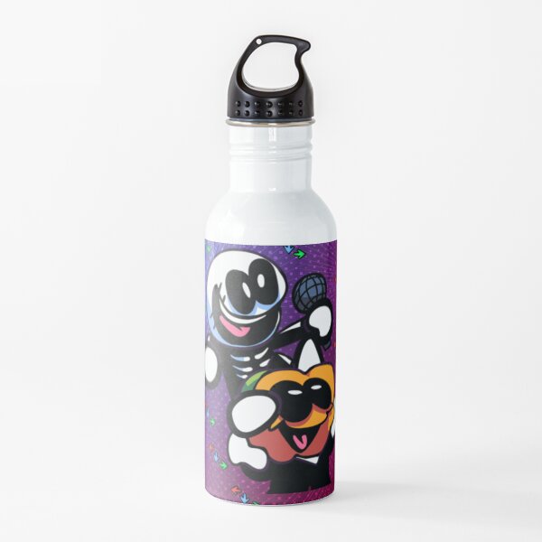 SKID AND PUMP singing and playing happy, FRIDAY NIGHT FUNKIN birthday, Backpack. Water Bottle