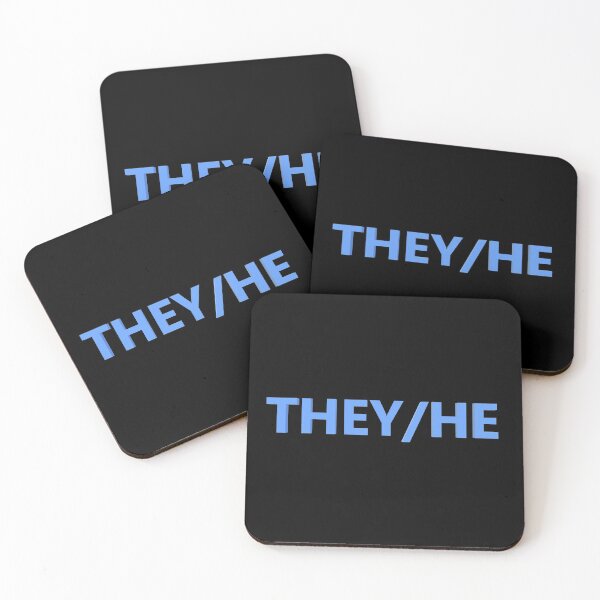 Item preview, They/He Pronouns (Blue) designed and sold by Spectrum Perspectives.