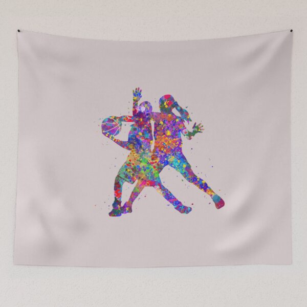 Item preview, Young playing Basketball Girls  designed and sold by ChristinaPerri.