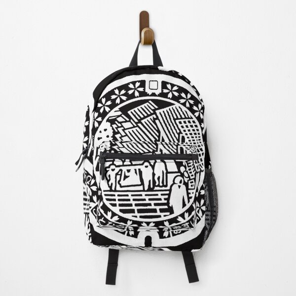 Item preview, Japanese festival climbing steps murial on manhole designed and sold by mattraski.