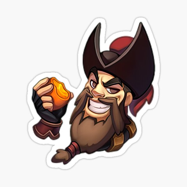 Gesto Vitamina Sea Gangplank Pegatina