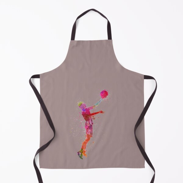 Item preview, Basketball player by starting game in watercolor designed and sold by ChristinaPerri.
