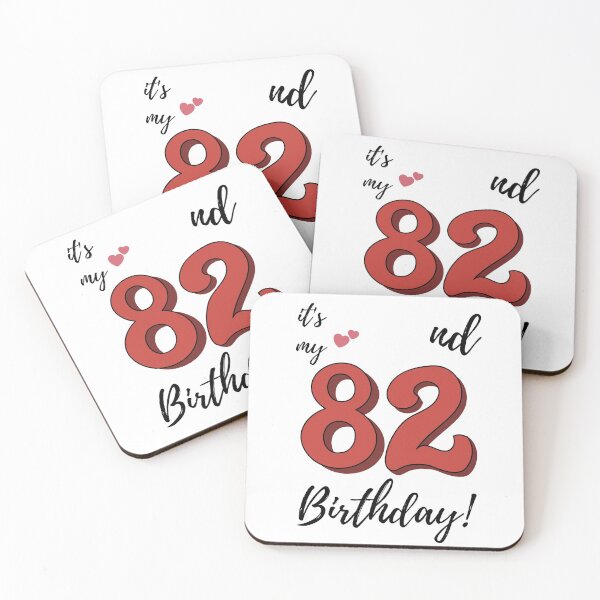 Item preview, It's My 82nd Birthday quote designed and sold by WayneTower.