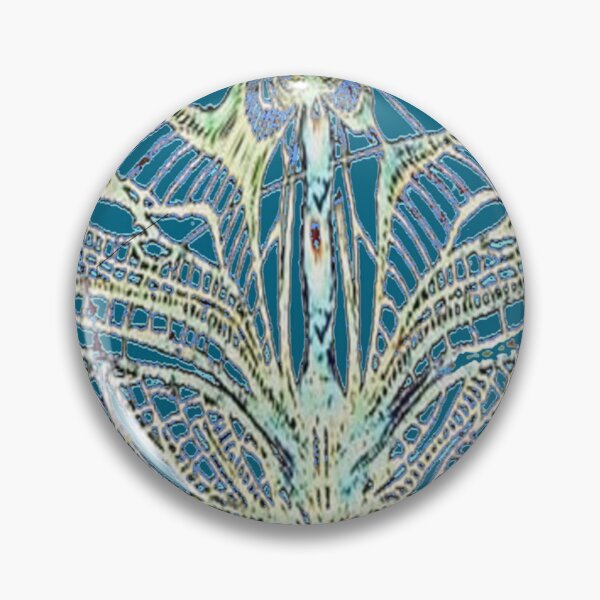 Item preview, ABSTRACTED WHITE-TEAL DRAGONFLY WING designed and sold by sharlesart.
