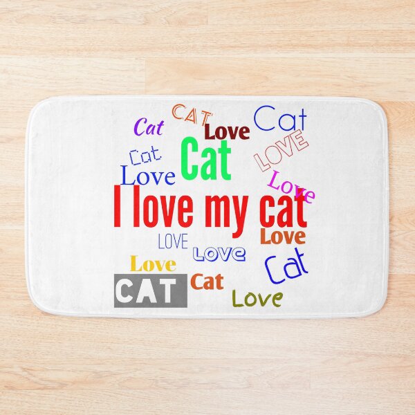 Item preview, i love my cat pate designed and sold by MXanwar.